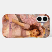 夢のようなピンクの花園に佇むファンタジーな妖精 Case-Mate iPhoneケース (裏面 (横))