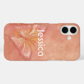 夢のようなピンクの蝶 Case-Mate iPhoneケース (裏面 (横))
