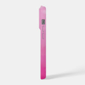 夢のようなピンク iPhoneケース (左側面)