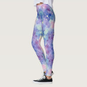 夢のようなブルースがピンクのヒント銀河系 レギンス (左)