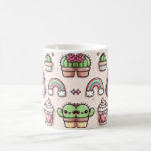 夢のようなユニコーンかわいいコーヒーマグ コーヒーマグカップ (中央)