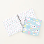 夢のようなレインボークラウドスパイラルノート ノートブック (内部)