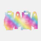 夢のようなレインボーバースデーパーティーの好意ボックス フェイバーボックス (折り畳みなし)