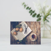 夢のようなロマンチックな本バラティータイムポストカード ポストカード (スタンド正面)