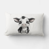 🛌💤 「夢のような乳製品」カウクッション💤🛌 ランバークッション (正面)