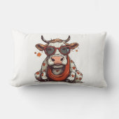 🛌💤 「夢のような乳製品」カウクッション💤🛌 ランバークッション (正面)