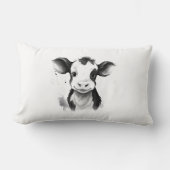 🛌💤 「夢のような乳製品」カウクッション💤🛌 ランバークッション (正面)