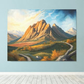 夢のような地平線 キャンバスプリント (インサイチュ (ウッドフロア))