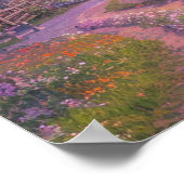 夢のような夕暮れ：穏やかな田舎の風景 ポスター (角)