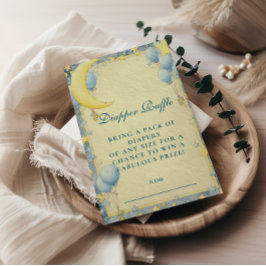 夢のような夜空おむつラッフル エンクロージャーカード