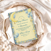 夢のような夜空のベビーシャワー 招待状