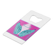 夢のような天使の翼とハロー クレジットカード栓抜き (裏面アングル)