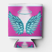 夢のような天使の翼とハロー 缶クーラー (正面)