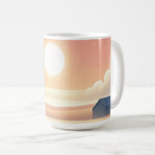 夢のような太陽のマグカップ コーヒーマグカップ (正面右)