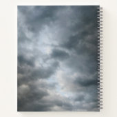 夢のような嵐の雲がスケッチのジャーナルを破る ノートブック (裏面)