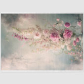 夢のような幻想的な花瓶と花の静物画 薄葉紙 (正面)