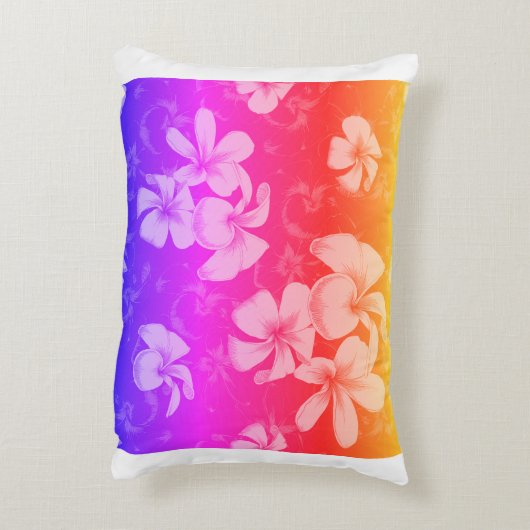 「夢のような旋風 – 美しい色の枕」 アクセントクッション (裏面(縦))