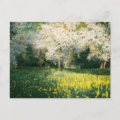 夢のような春の果樹園 ポストカード (正面)