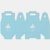 夢のような月と星の雲9赤ちゃんシャワー フェイバーボックス (見開き)