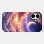 夢のような月と雲の星空 Case-Mate iPhoneケース (裏面 (横))