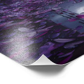 夢のような月明かりの柳の木 フォトプリント            (角)