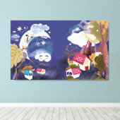 夢のような月 キャンバスプリント (インサイチュ (ウッドフロア))