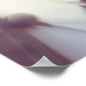 夢のような柔らかい黄色のヘレニウムの花 ポスター (角)