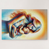 夢のような母性絆ファンタジー母ベビー ジグソーパズル (横)
