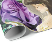 夢のような水の色のマーメイド ラッピングペーパー (ロールコーナー)