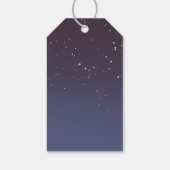 夢のような水の色の冒険が赤ちゃんのシャワーを待つ ギフトタグ (裏面)