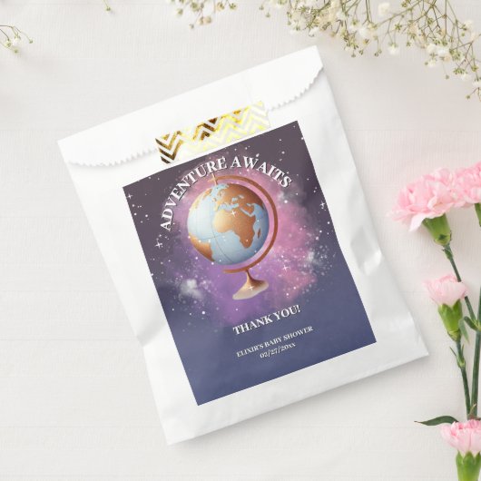 夢のような水の色の冒険が赤ちゃんのシャワーを待つ フェイバーバッグ (封をした状態)