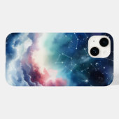 夢のような水の色の夜の空iPhone 14ケース Case-Mate iPhoneケース (裏面 (横))