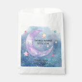 夢のような水の色twinkle小さな星の赤ちゃんシャワー フェイバーバッグ (正面)