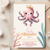 夢のような海の赤ちゃんシャワー海面下 招待状