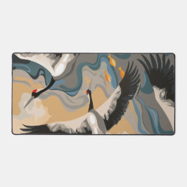 夢のような海の鶴|過去記事 デスクマット