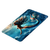 夢のような海人魚の女の子のファンタジーの生き物 マグネット (左側)