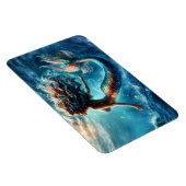 夢のような海人魚の女の子のファンタジーの生き物 マグネット (右側)