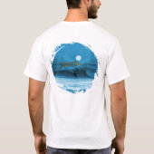 夢のような生活を送れているはずなのに サラリーマン風刺ミーティング Tシャツ (裏面)