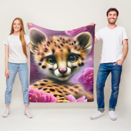 夢のような目のベビーチエタ フリースブランケット