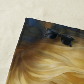 夢のような眠る子をフローラキルト ビーチタオル (インサイチュ)