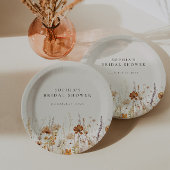 夢のような秋の野草 ペーパープレート