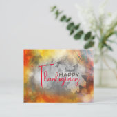 夢のような紅葉の感謝祭 ポストカード (スタンド正面)