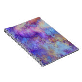 夢のような紫の雲のはがき ノートブック (右側)