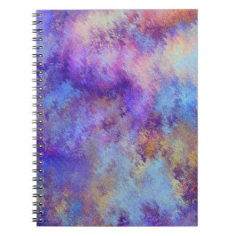 夢のような紫の雲のはがき ノートブック