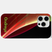 夢のような緑と赤のアートワークのスイープ Case-Mate iPhoneケース (裏面 (横))
