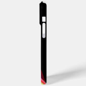 夢のような緑と赤のアートワークのスイープ Case-Mate iPhoneケース (裏面 / 左)