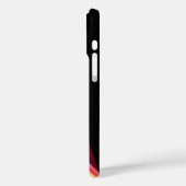 夢のような緑と赤のアートワークのスイープ Case-Mate iPhoneケース (裏面 / 左)