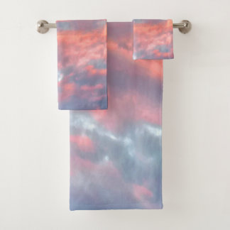 夢のような美しい夕焼けの雲 バスタオルセット