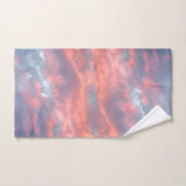 夢のような美しい夕焼けの雲 バスタオルセット (ハンドタオル)