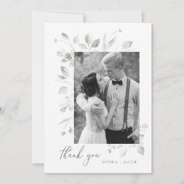 夢のような葉のサンキューカード サンキューカード